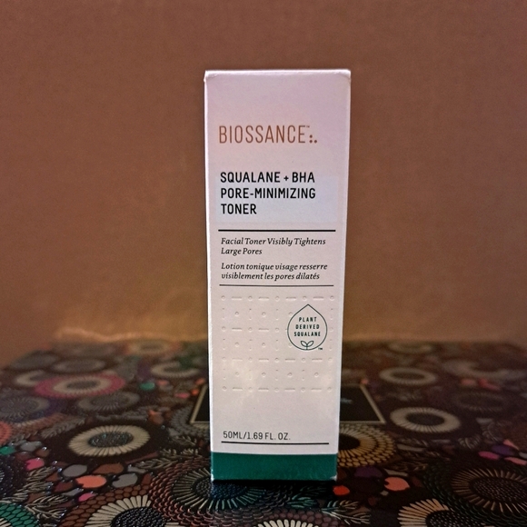 NIB Biossance  Squalane + BHA pore-minimizing toner - Picture 1 of 2